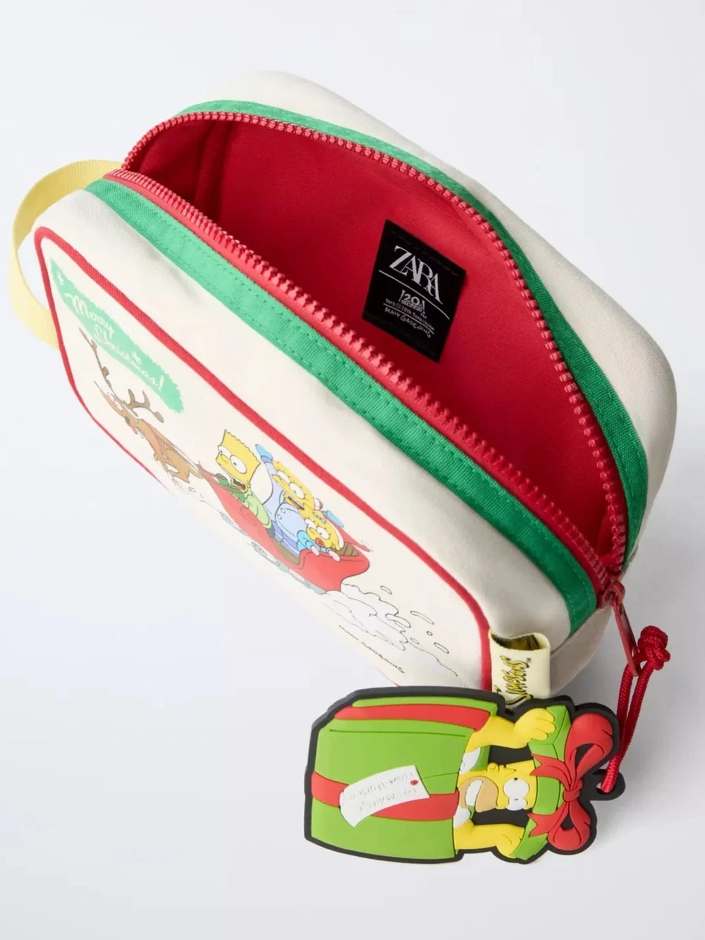 THE SIMPSONS ™ MATT GROENING SHOPPER BAG w/TOILETRY BAG SET